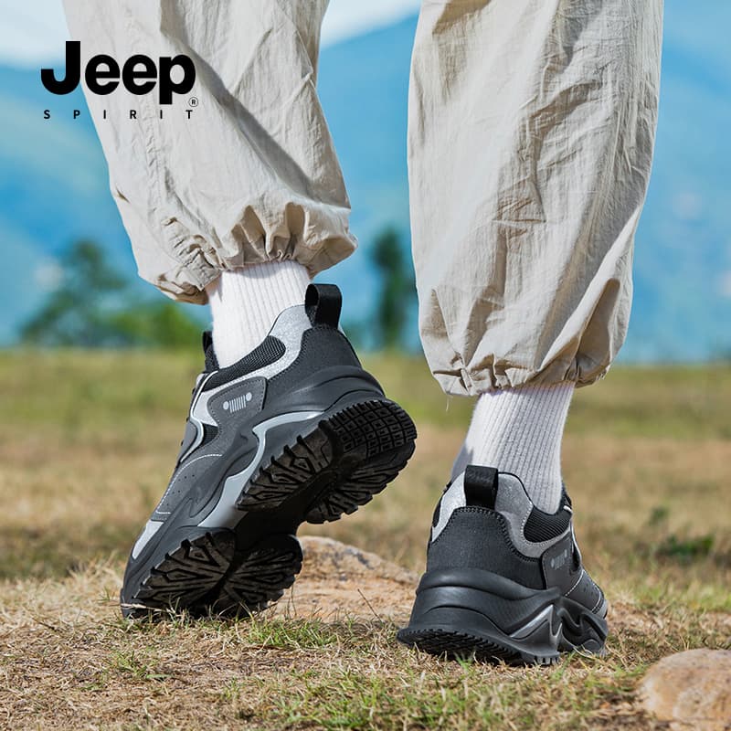 Кроссовки JEEP SPIRIT Darth Vader Низкие массивные кроссовки Мужские Вулканический пепельный - изображение 15