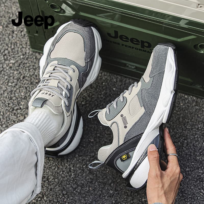 Кроссовки JEEP SPIRIT Низкий топ массивные кроссовки мужские TIME серый - изображение 9