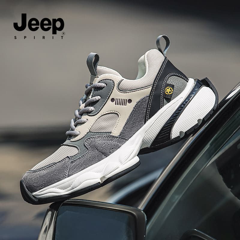 Кроссовки JEEP SPIRIT Низкий топ массивные кроссовки мужские TIME серый - изображение 14