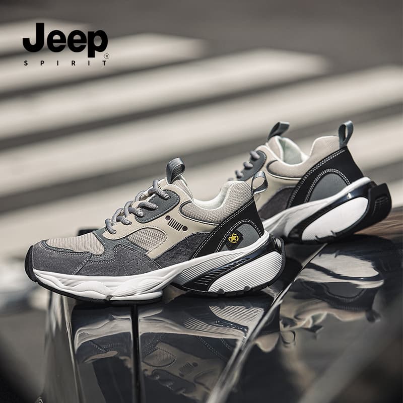 Кроссовки JEEP SPIRIT Низкий топ массивные кроссовки мужские TIME серый - изображение 15