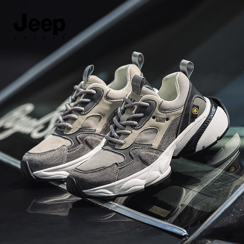 Кроссовки JEEP SPIRIT Низкий топ массивные кроссовки мужские TIME серый - изображение 13