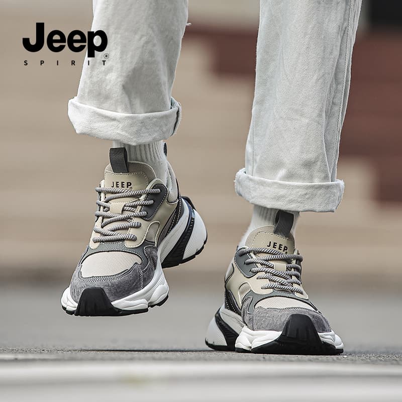 Кроссовки JEEP SPIRIT Низкий топ массивные кроссовки мужские TIME серый - изображение 12