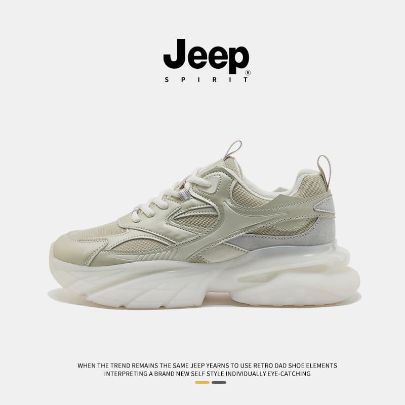 Кроссовки JEEP SPIRIT Leisure Collection Низкие повседневные кроссовки Мужские Дракон Колодца Зеленый - изображение 9