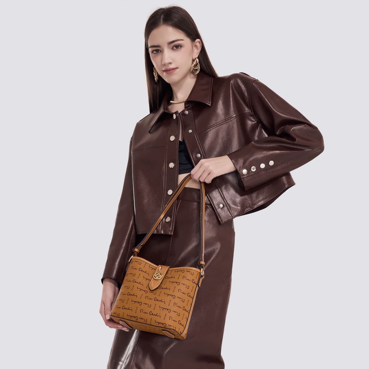 Сумка через плечо PIERRE CARDIN logo pvc - изображение 5