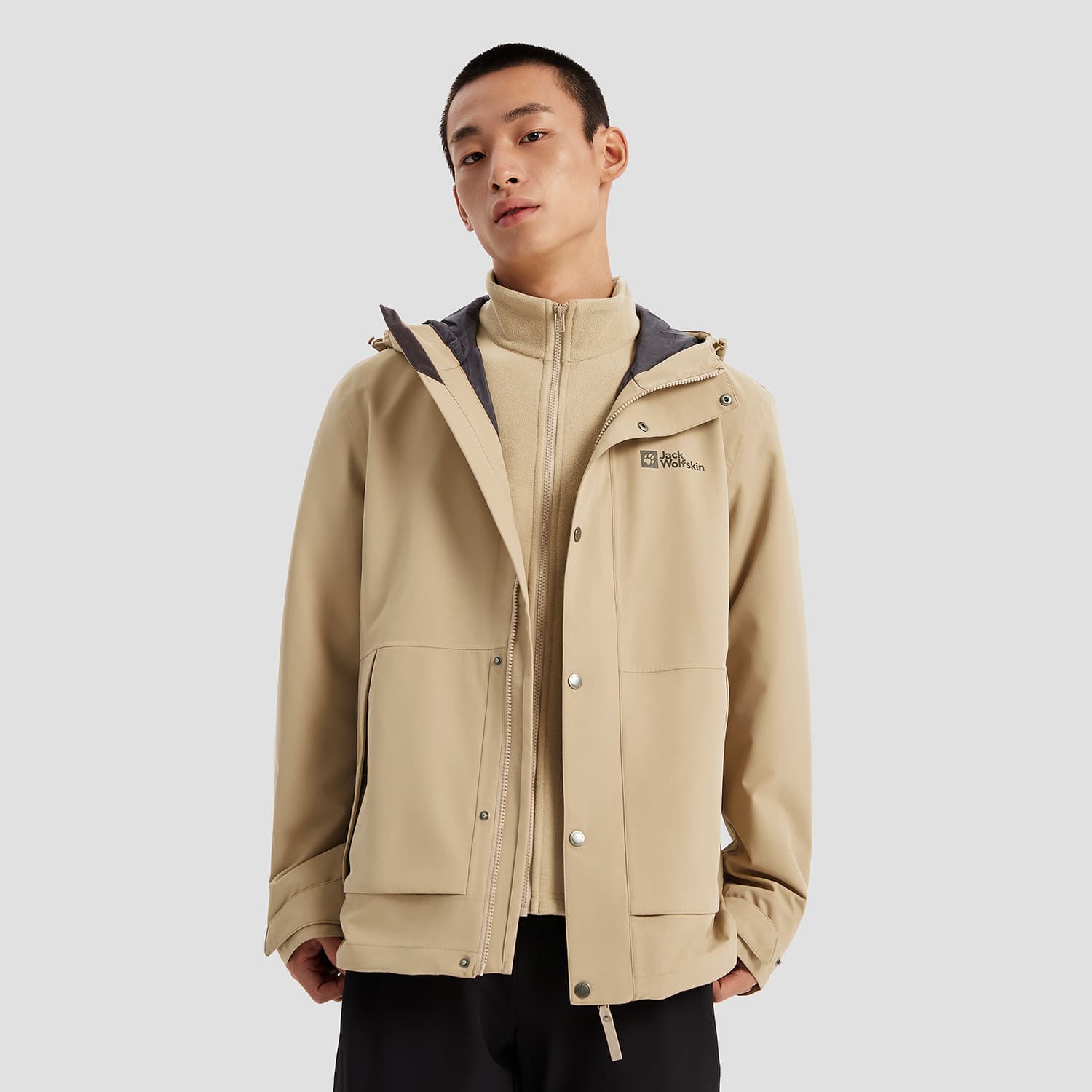 Демисезонная куртка Jack Wolfskin 3-in-1 Jacket - изображение 7