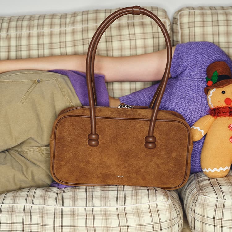 Мини-сумка MUVA Handbag Olive Brown - изображение 5