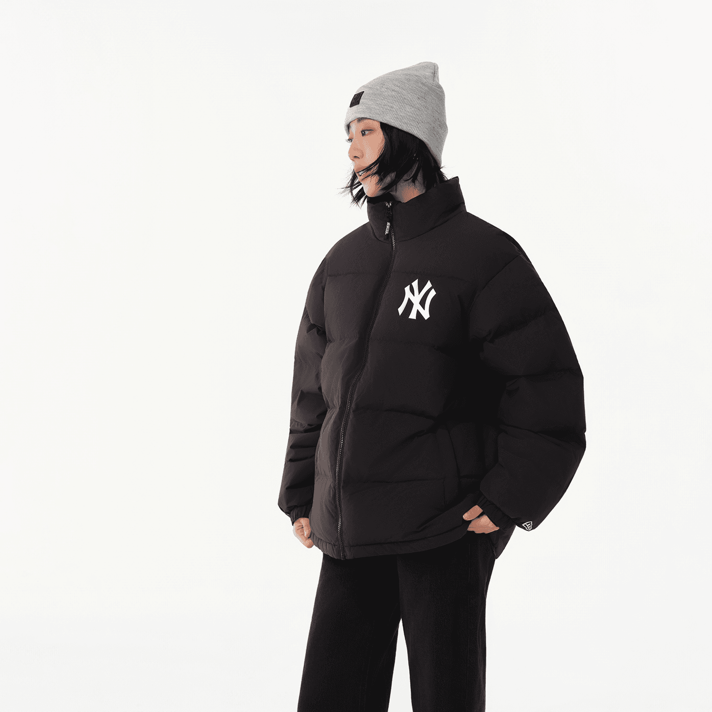 Зимняя куртка New Era Пуховик Унисекс Черный - изображение 5