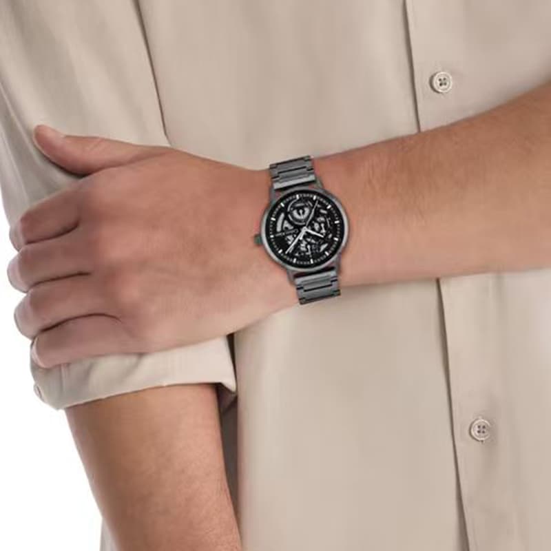 Механические часы Calvin Klein Кварцевый механизм Мужские часы 41mm*41mm*9,5mm Синий - изображение 8