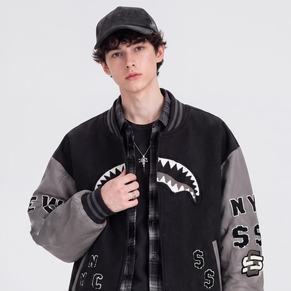 Бомбер SPRAYGROUND Бейсбольная куртка Унисекс - изображение 3