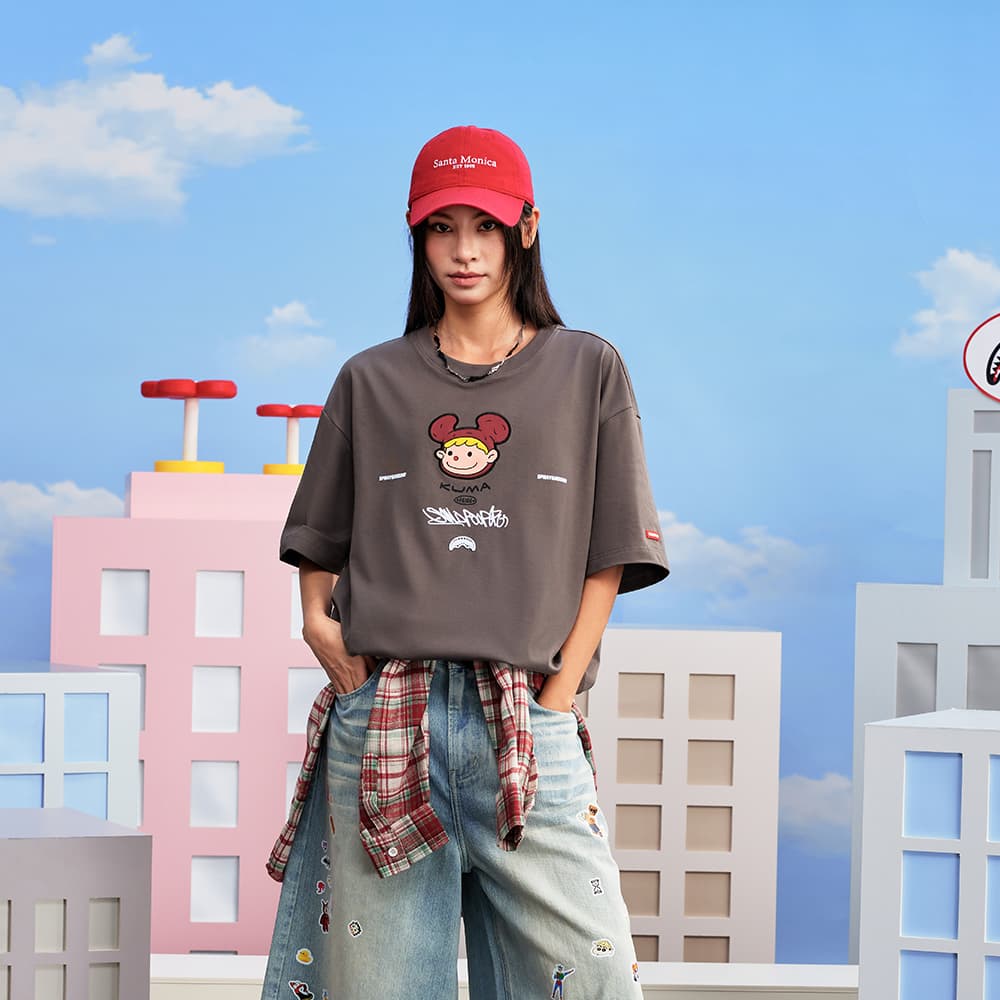 Футболка SPRAYGROUND Короткие рукава T-рубашки унисекс - изображение 5