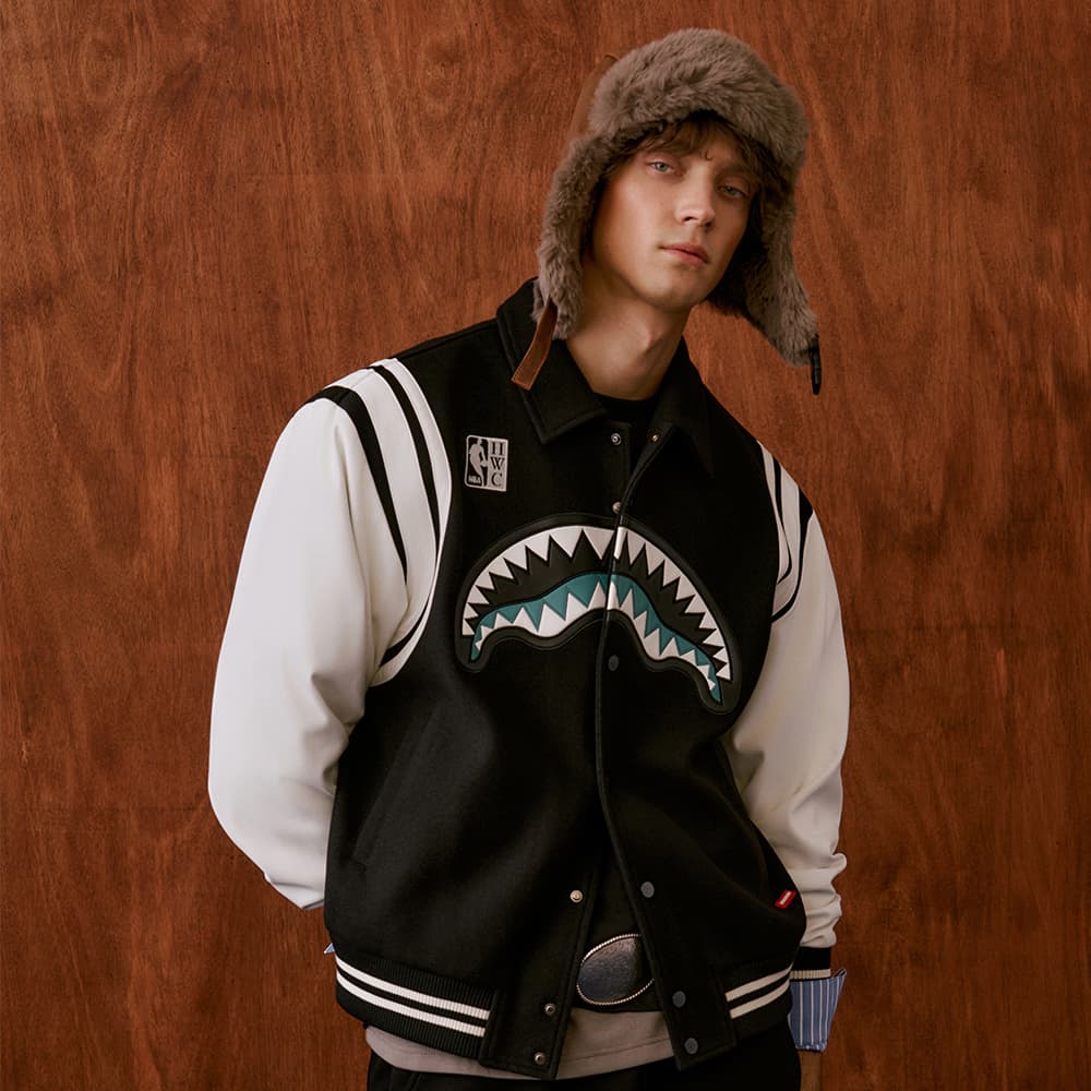 Бомбер SPRAYGROUND | NBA HWC Мужской Бейсбольные куртки - изображение 5
