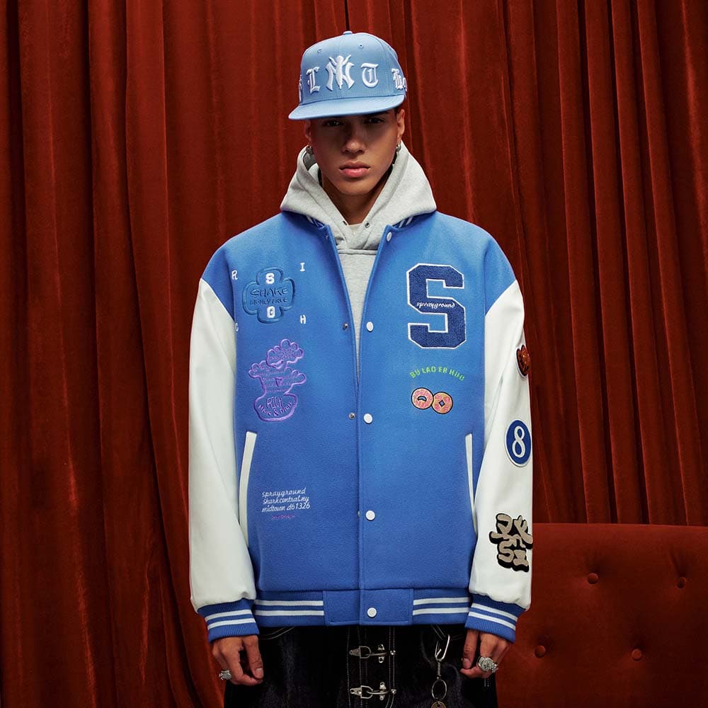 Бомбер SPRAYGROUND Бейсбольная куртка унисекс - изображение 4