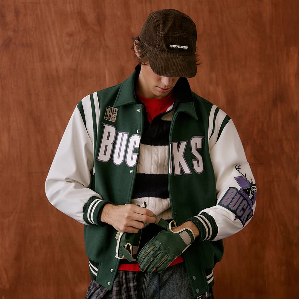 Бомбер SPRAYGROUND | NBA HWC Мужской Бейсбольные куртки - изображение 3