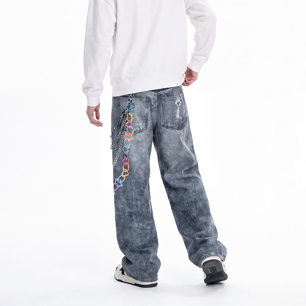 Штаны SPRAYGROUND Джинсовый синий Унисекс Джинсы - изображение 3