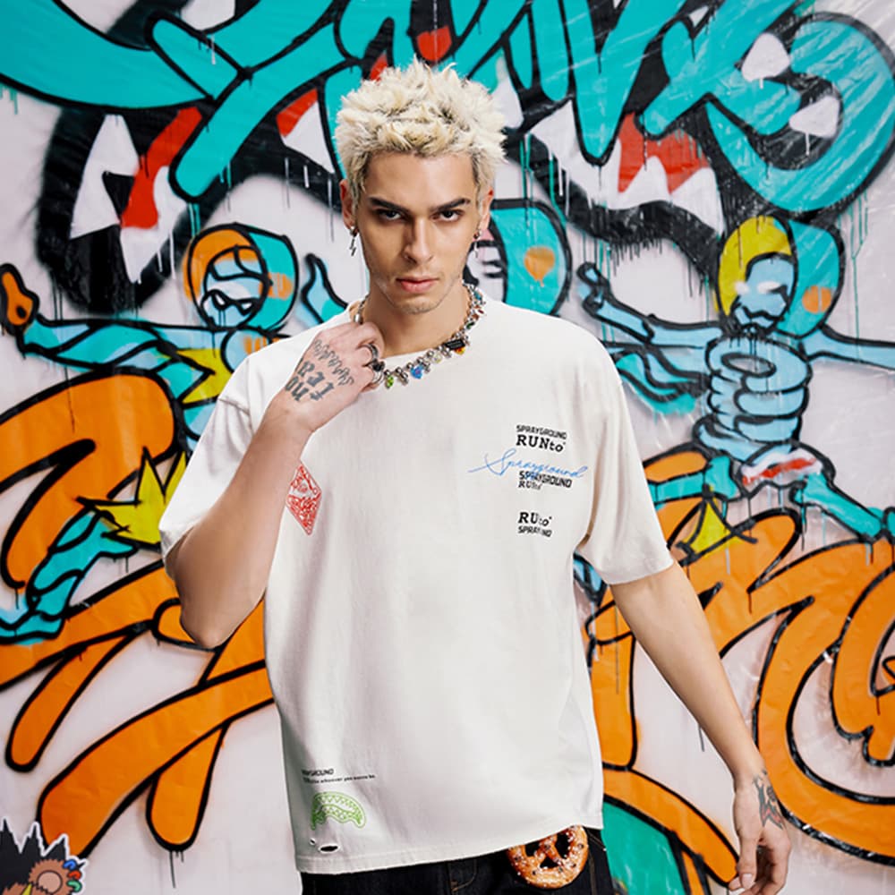 Футболка SPRAYGROUND Унисекс T-рубашки - изображение 5