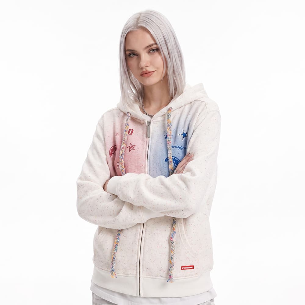 Худи SPRAYGROUND Экрю Женские Толстовки - изображение 3