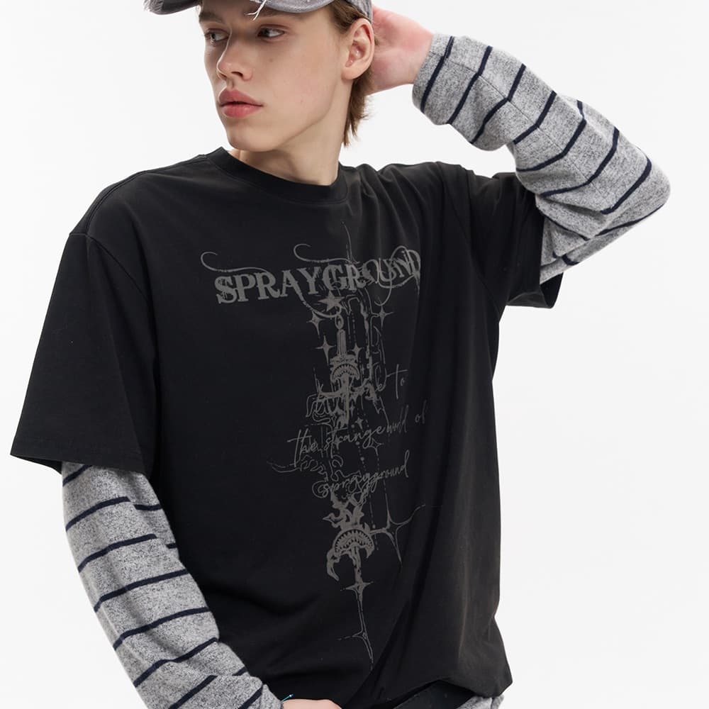 Футболка SPRAYGROUND Короткие рукава T-рубашки унисекс - изображение 15
