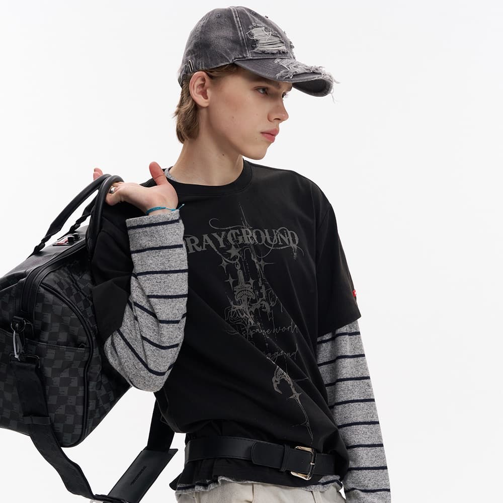 Футболка SPRAYGROUND Короткие рукава T-рубашки унисекс - изображение 18