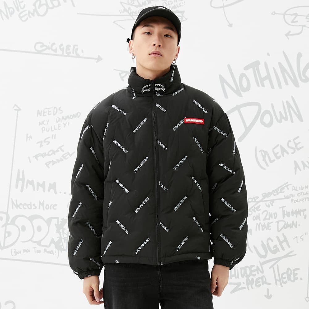 Зимняя куртка SPRAYGROUND Logo - изображение 3
