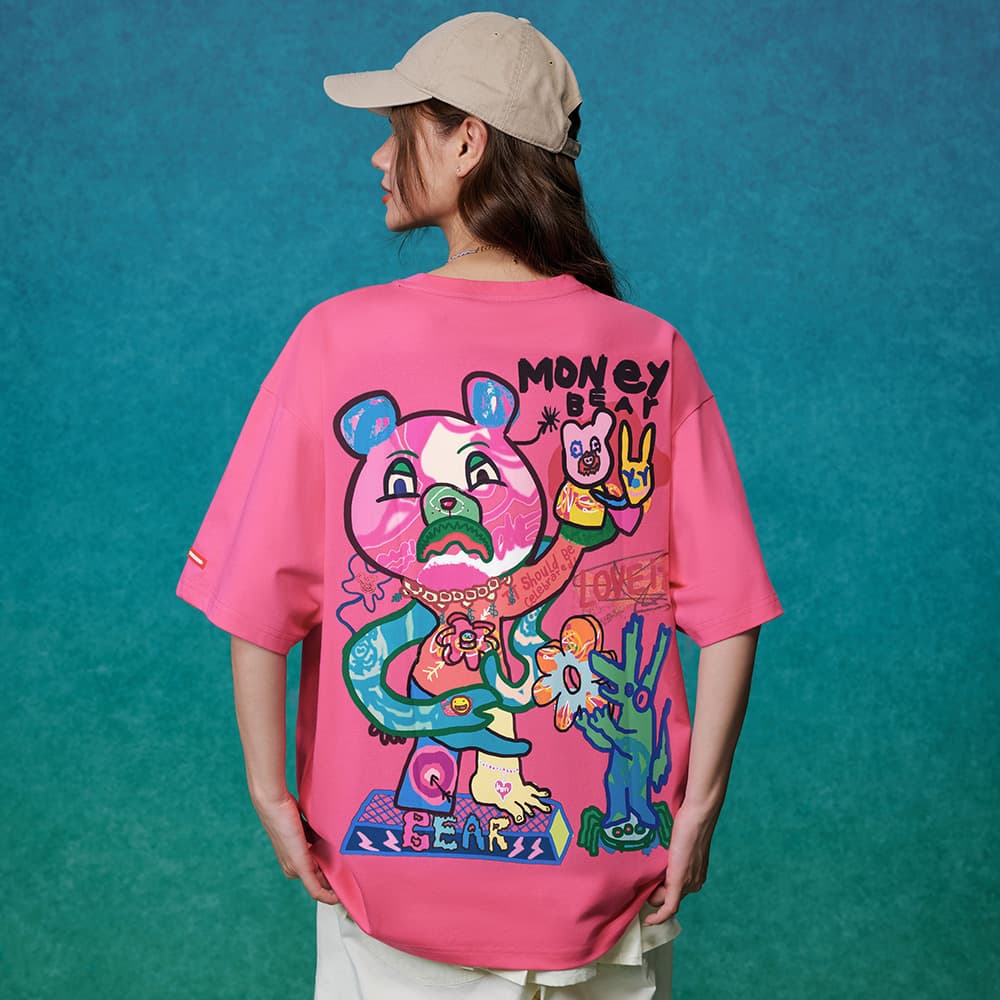 Футболка SPRAYGROUND x YEWANZI T-рубашка унисекс - изображение 17