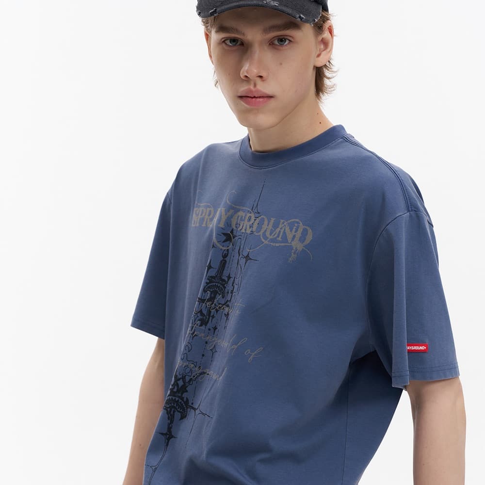 Футболка SPRAYGROUND Короткие рукава T-рубашки унисекс - изображение 12