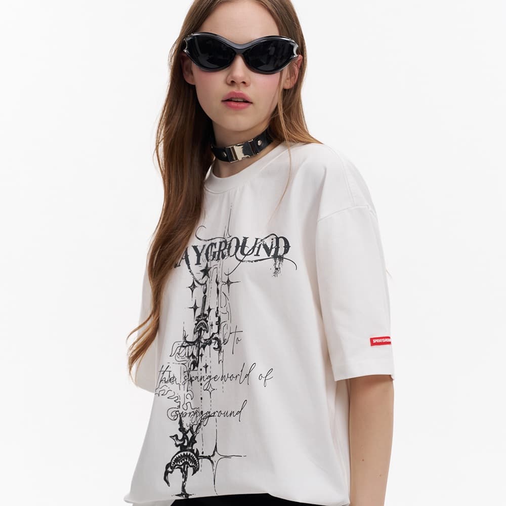 Футболка SPRAYGROUND Короткие рукава T-рубашки унисекс - изображение 8