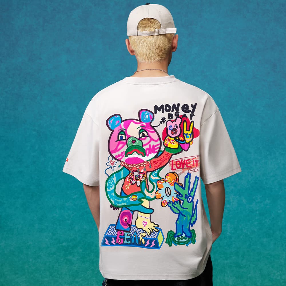 Футболка SPRAYGROUND x YEWANZI T-рубашка унисекс - изображение 13