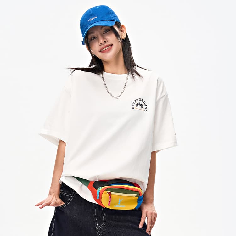 Футболка SPRAYGROUND Круглый вырез Короткий рукав Т-рубашки Унисекс - изображение 6