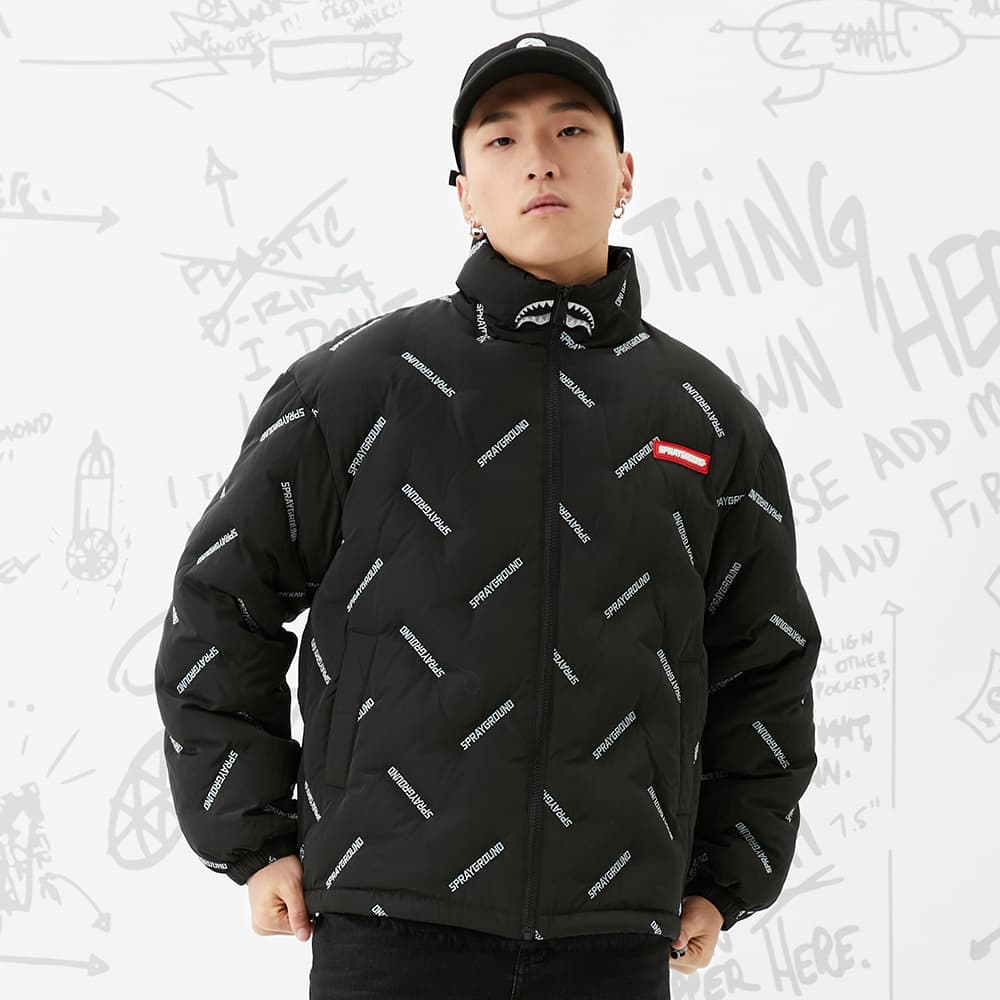 Зимняя куртка SPRAYGROUND Logo - изображение 5