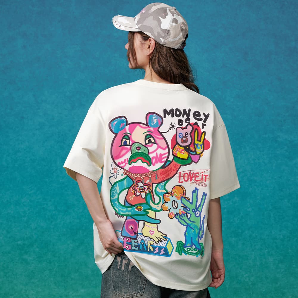 Футболка SPRAYGROUND x YEWANZI T-рубашка унисекс - изображение 9