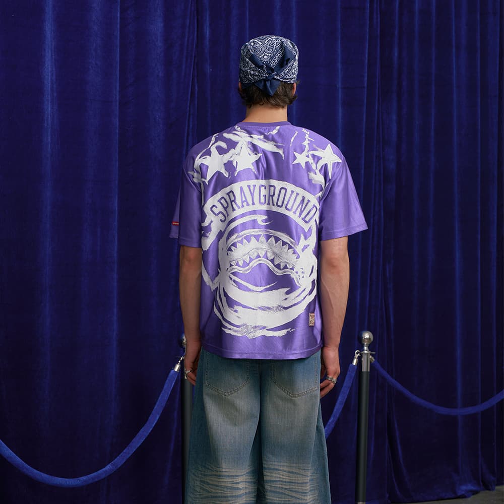Футболка SPRAYGROUND | NBA HWC Sun Purple Men's T-Shirts SPRAYGROUND | NBA HWC Солнце Фиолетовый Мужские Футболки - изображение 3