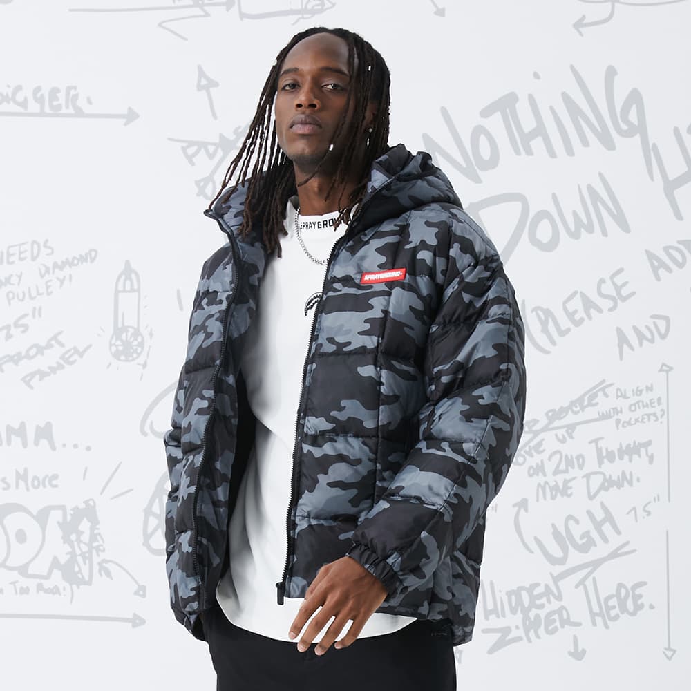 Зимняя куртка SPRAYGROUND SG Logo - изображение 5