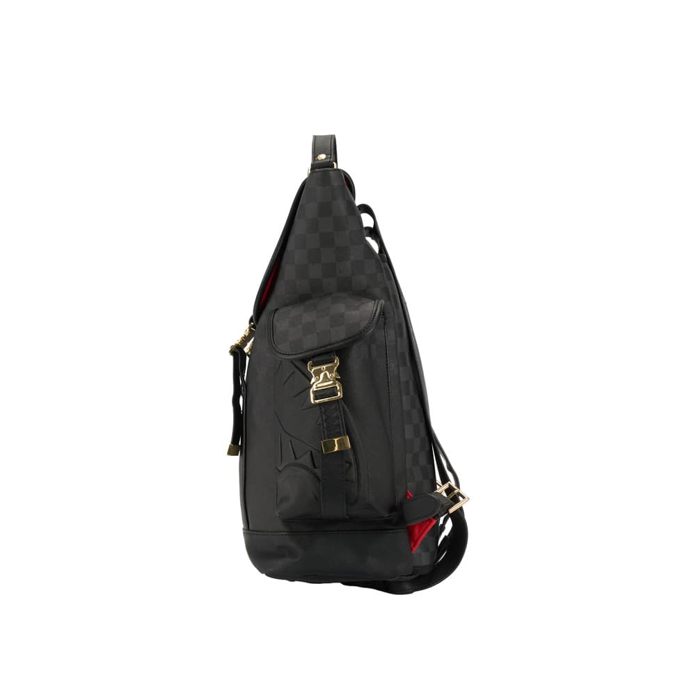 Рюкзак SPRAYGROUND ПВХ (поливинилхлорид) Рюкзак Обычный (стандартный) Унисекс Черный - изображение 5