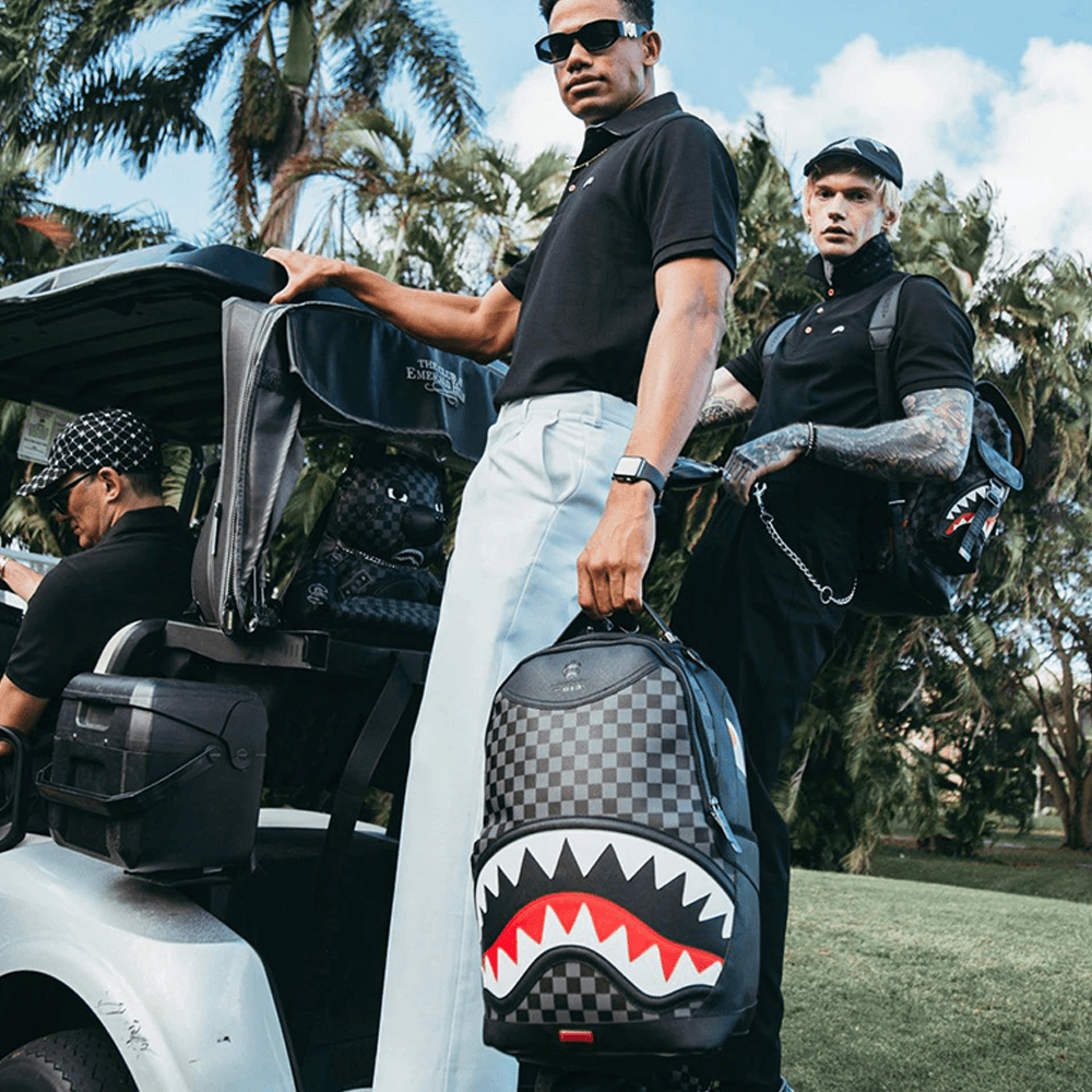 Рюкзак Sprayground Shark Mouth Checkered Backpack - изображение 8