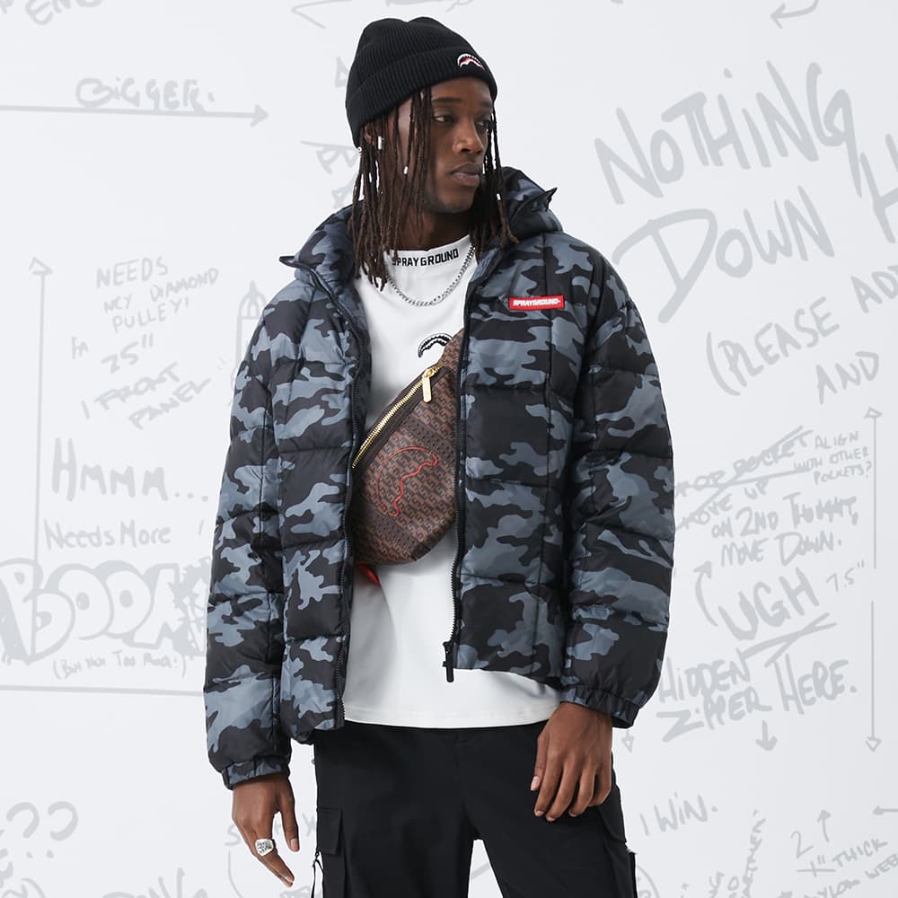 Зимняя куртка SPRAYGROUND SG Logo - изображение 4