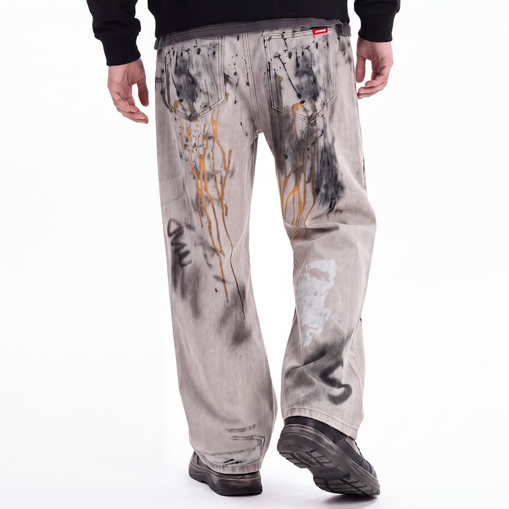 Штаны SPRAYGROUND Песок Унисекс Джинсы - изображение 6