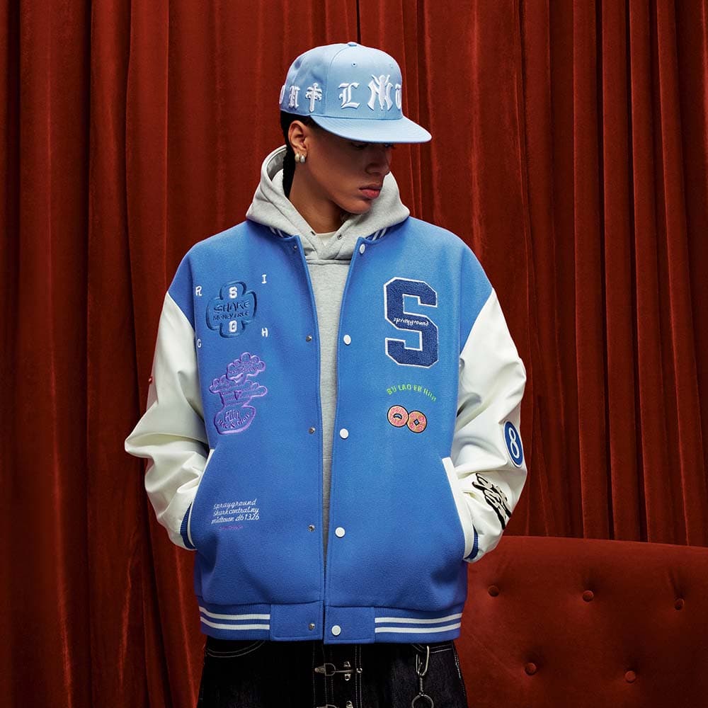 Бомбер SPRAYGROUND Бейсбольная куртка унисекс - изображение 3