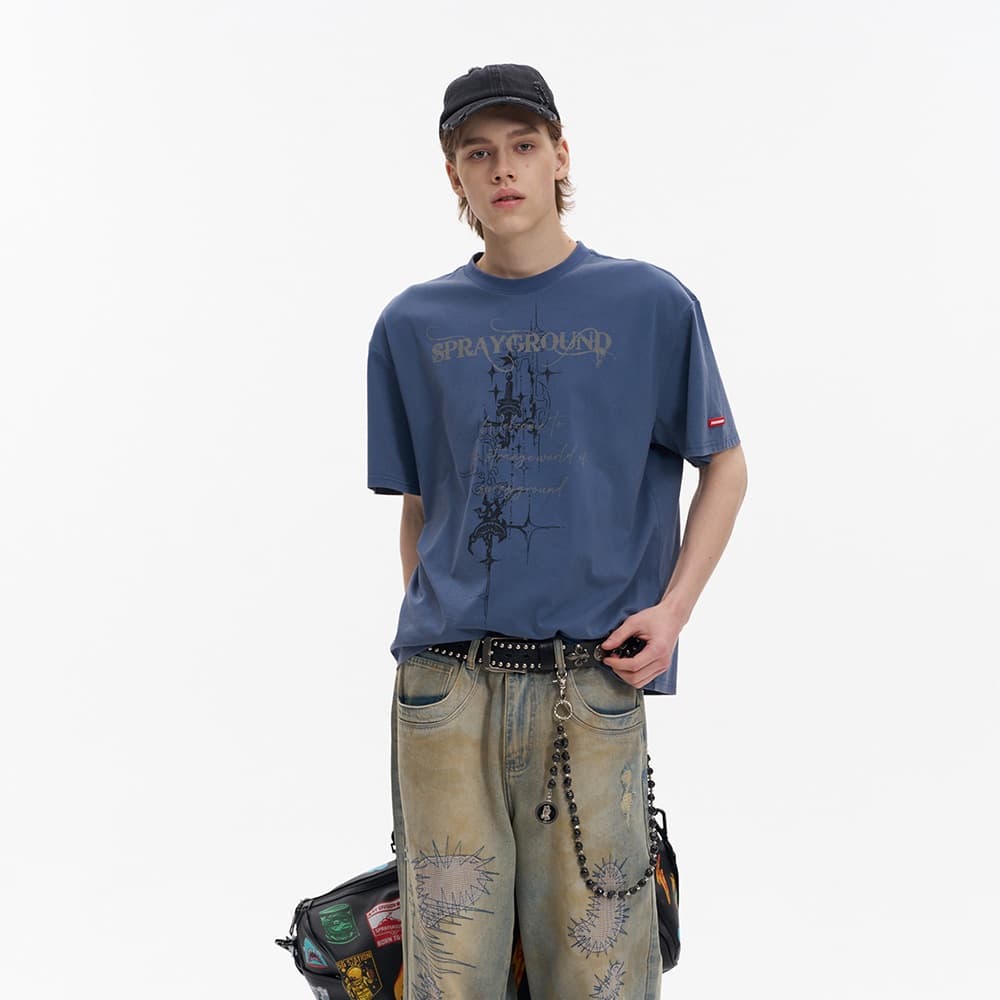 Футболка SPRAYGROUND Короткие рукава T-рубашки унисекс - изображение 13