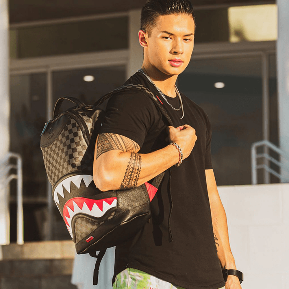 Рюкзак Sprayground Shark Mouth Checkered Backpack - изображение 14