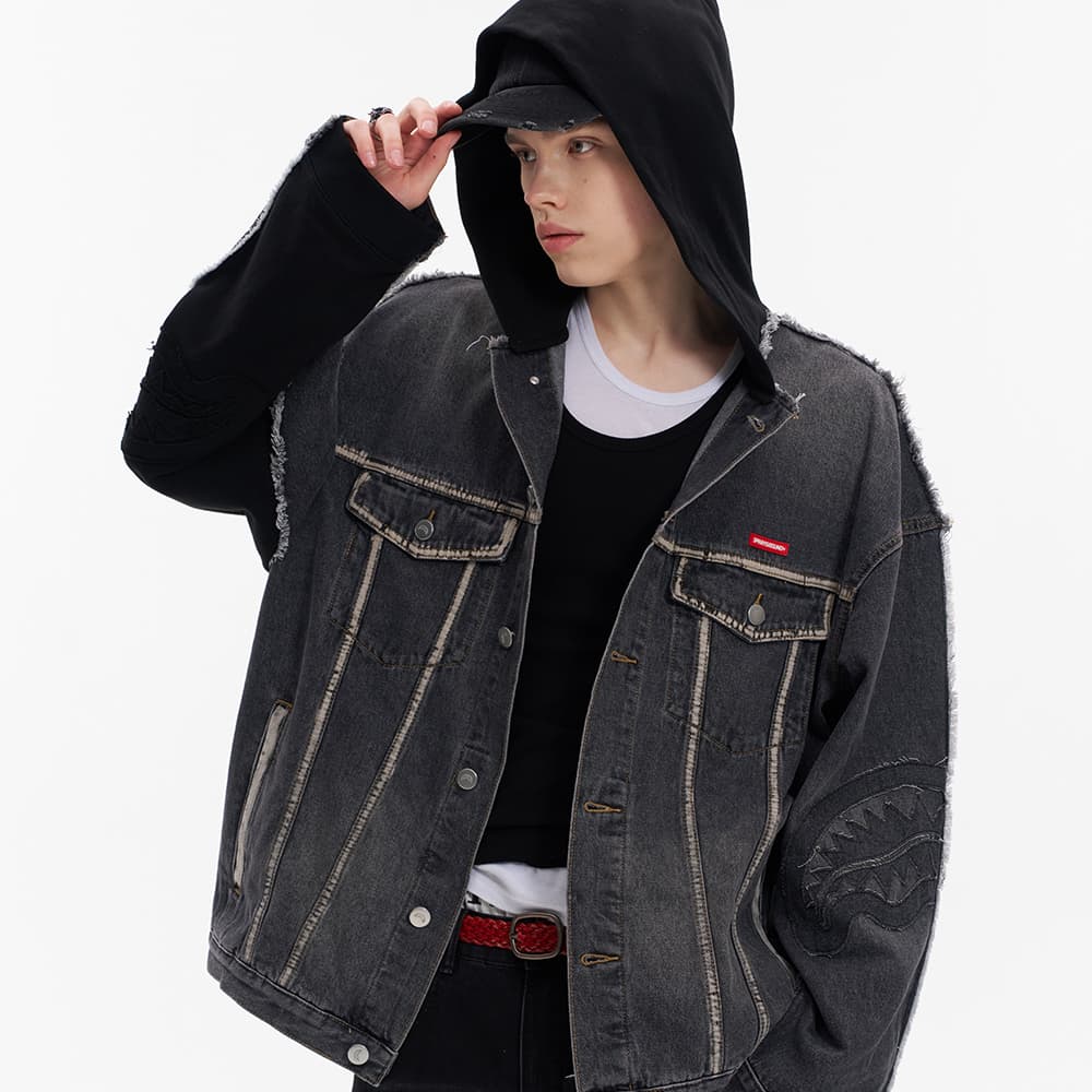 Джинсовая куртка SPRAYGROUND Джинсовая куртка унисекс - изображение 4