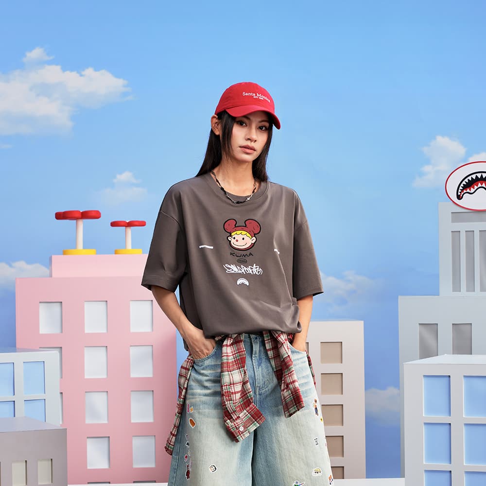 Футболка SPRAYGROUND Короткие рукава T-рубашки унисекс - изображение 4