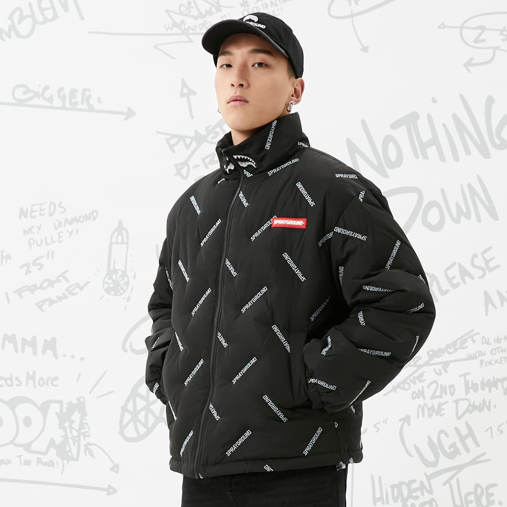 Зимняя куртка SPRAYGROUND Logo - изображение 4