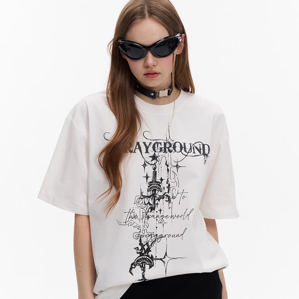 Футболка SPRAYGROUND Короткие рукава T-рубашки унисекс - изображение 7