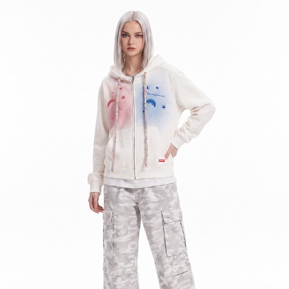Худи SPRAYGROUND Экрю Женские Толстовки - изображение 5