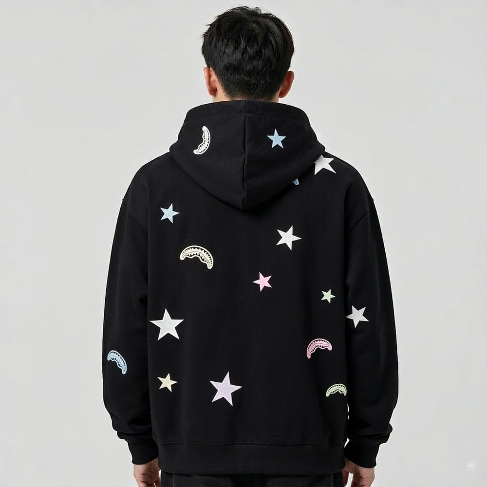 Худи SPRAYGROUND Черный Унисекс Толстовки - изображение 4