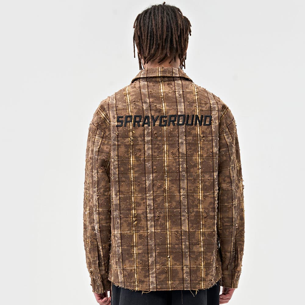 Рубашка SPRAYGROUND Коричневый Мужской Рубашки - изображение 3
