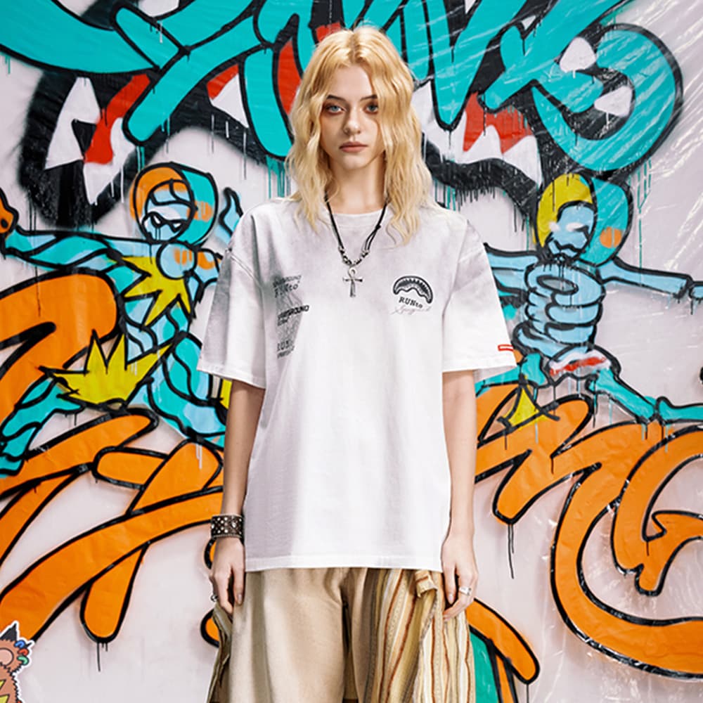 Футболка SPRAYGROUND Мужские T-рубашки - изображение 5