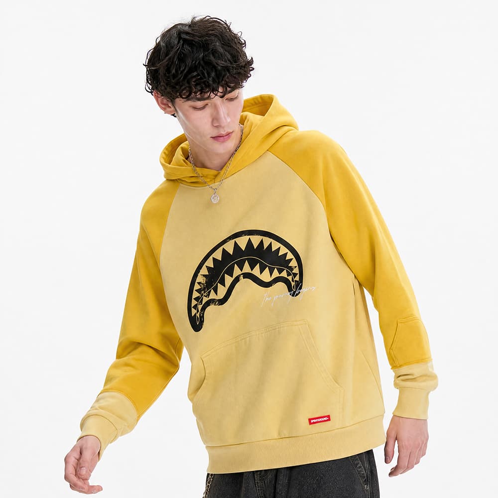 Худи SPRAYGROUND Средне-желтый Мужской Толстовки - изображение 3