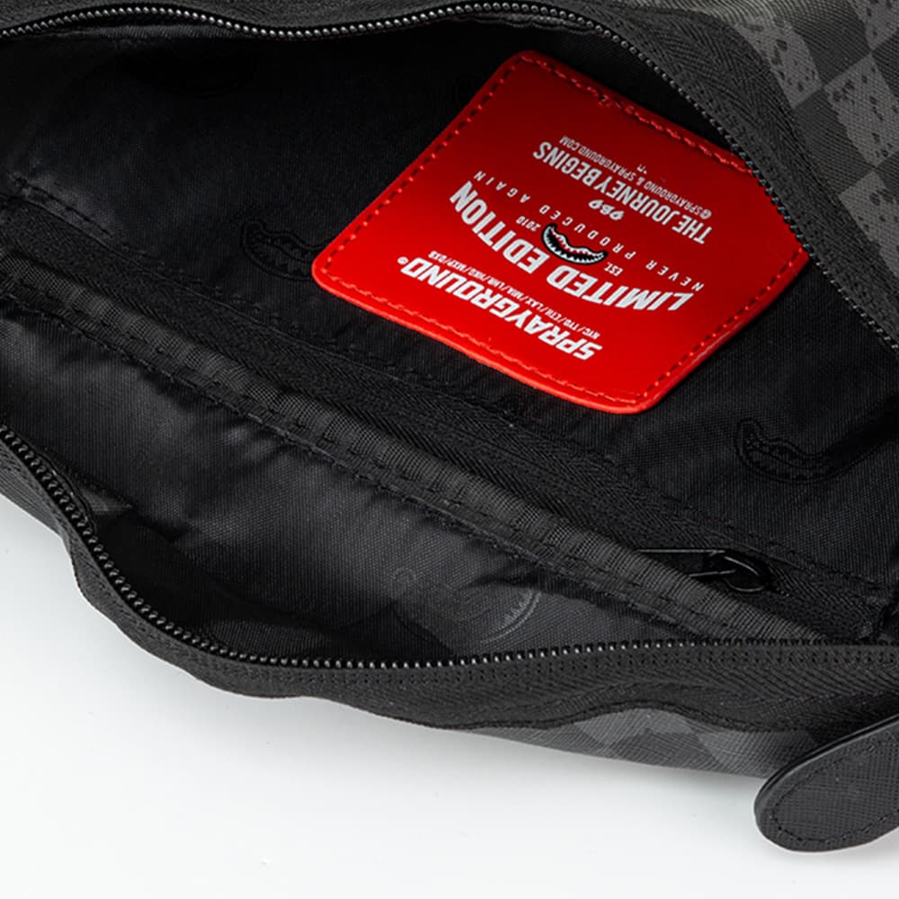 Поясная сумка SPRAYGROUND PVC Поясная сумка (бандана) Обычный (стандартный) Унисекс Черный - изображение 7