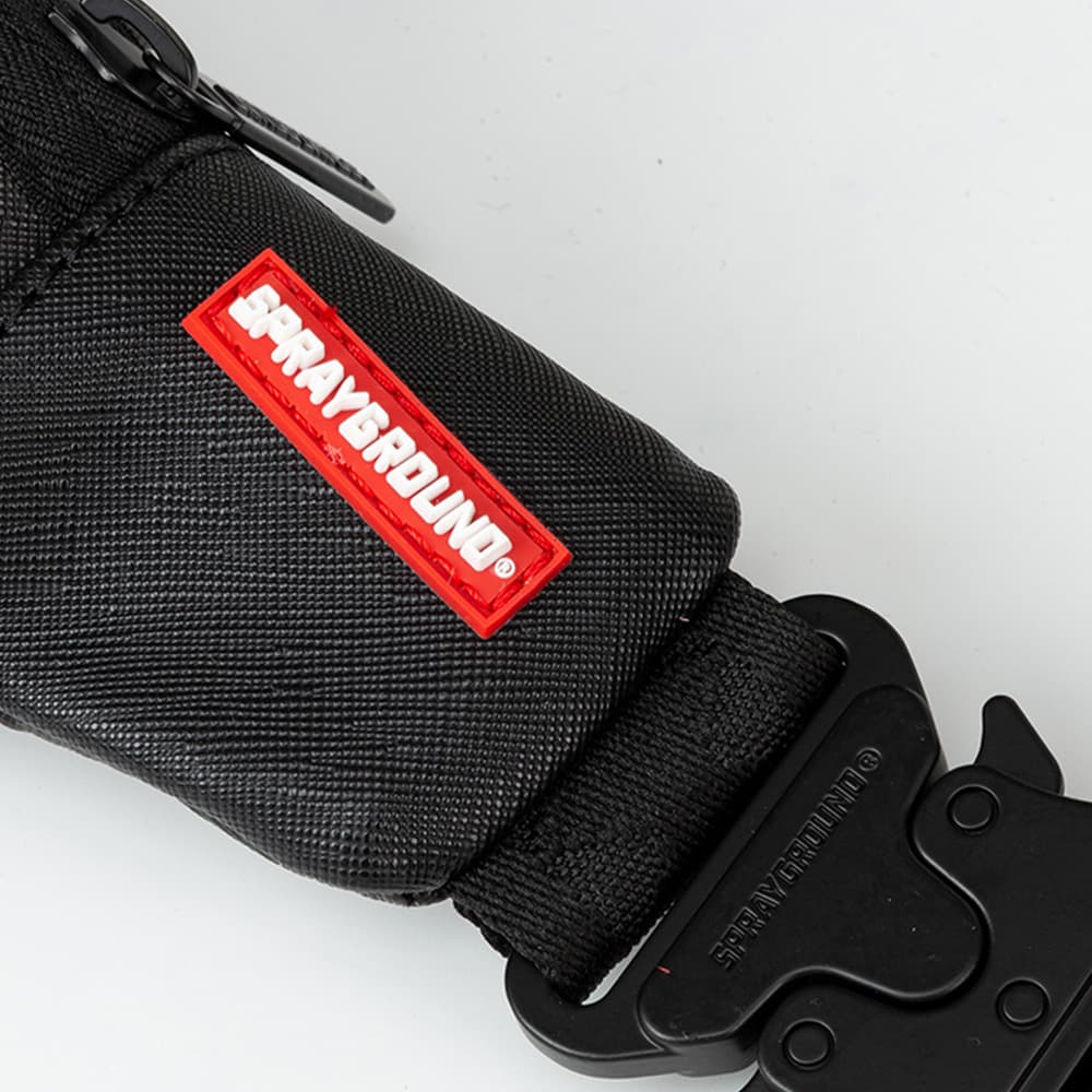 Поясная сумка SPRAYGROUND Поясная сумка (бандана) из ПВХ унисекс черная - изображение 5